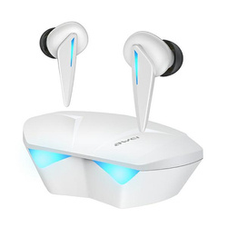 Awei Słuchawki Bluetooth 5.3 T23 Tws + Stacja Dokująca Gamingowe Biały/White