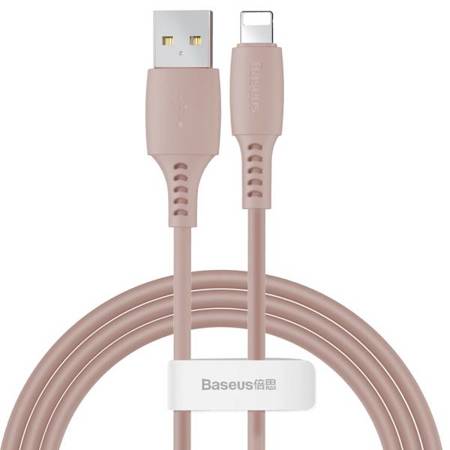 Baseus Colourful kabel przewód USB / Lightning 2.4A 1.2m różowy