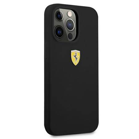 Etui Ferrari Silicone Black Do iPhone 13 Pro Max