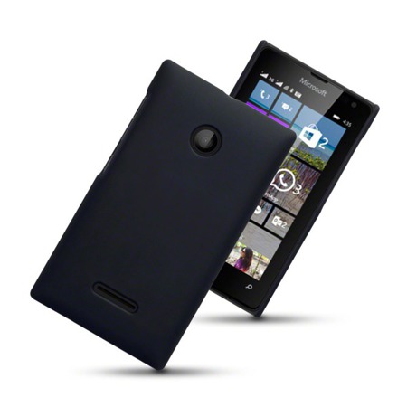 Etui Hybrydowe Terrapin Black Do Nokia Lumia 435
