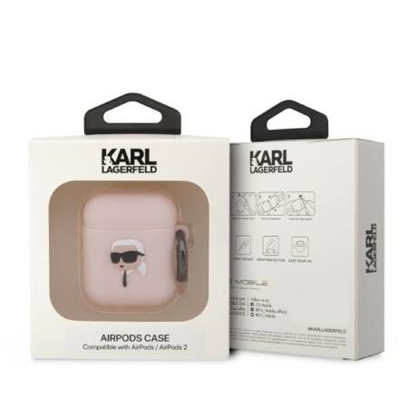 Etui Karl Lagerfeld Silicone Do Airpods 1/2