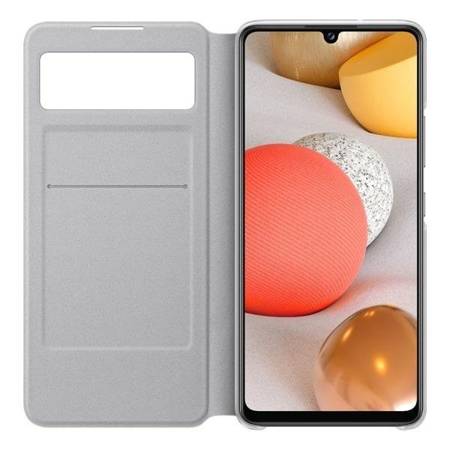 Etui Oryginalne Samsung S View Wallet Cover White - Samsung Galaxy A42 5G - Biały