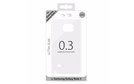 Etui Puro 0.3 + Folia Do Samsung Galaxy Note 5