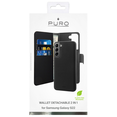 Etui Puro Wallet Detachable 2W1 Do Galaxy S22 5G