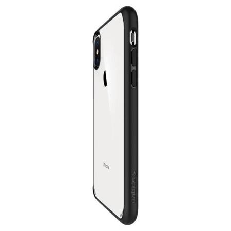 Etui SPIGEN SGP Ultra Hybrid Matte Black do Apple iPhone X/XS przeźroczysty, czarna ramka