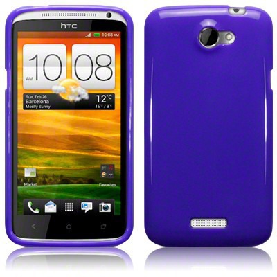 Etui Terrapin do HTC One X  żelowe - Solid fioletowy