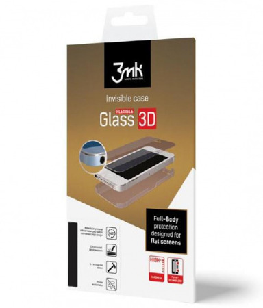 Hybrydowe szkło 3MK Flexible Glass 3D Matte-Coat do Apple iPhone 7 Plus - 1 sztuka na przód i 1 matowa na tył