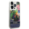 Etui Guess Flower Liquid Glitter Do iPhone 14 Pro