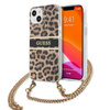 Etui Guess Leopard Gold Strap Do iPhone 13 Mini