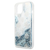 Guess Peony Liquid Glitter - Etui Do iPhone 13 (Niebieski)